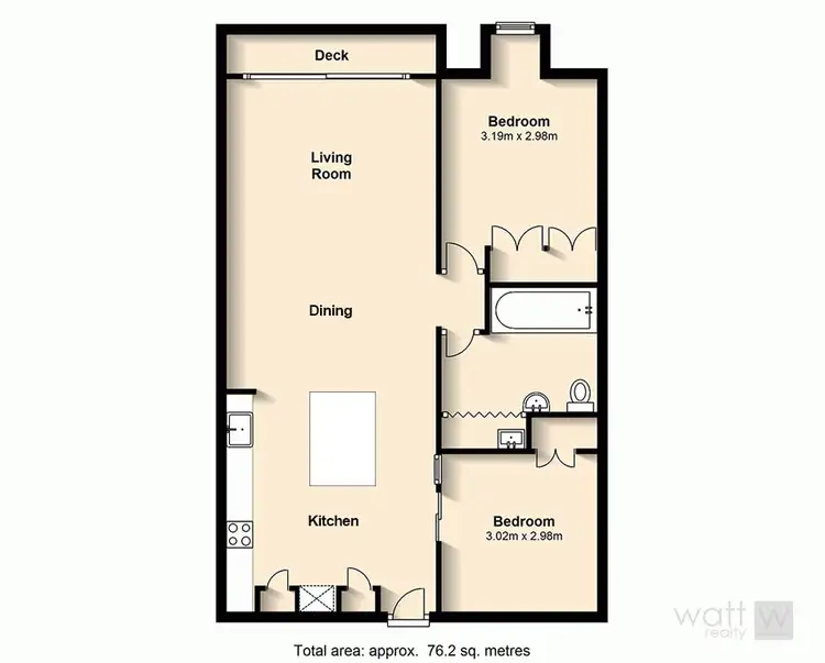 Floorplan of Homely unit listing, 217/38 Skyring Terrace, Teneriffe QLD 4005
