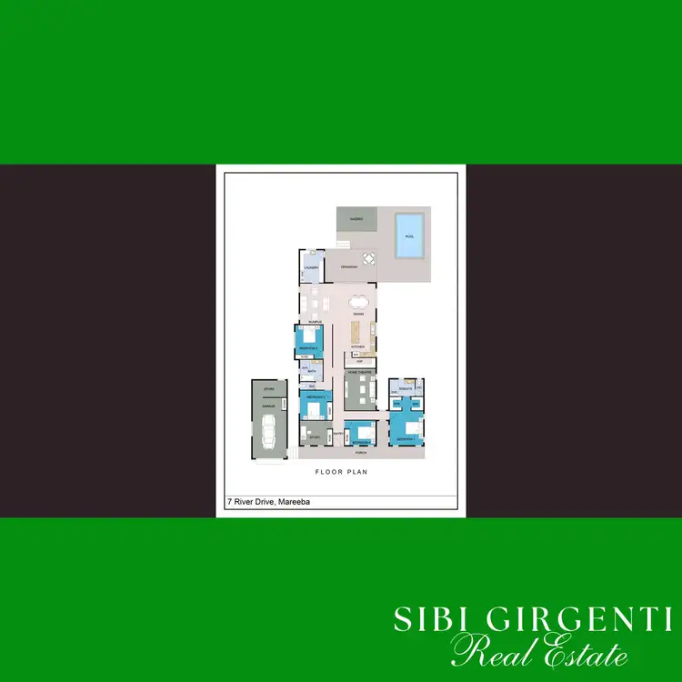 Floorplan of Homely house listing, 7 River Drive, Mareeba QLD 4880