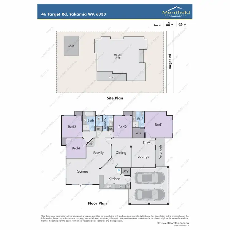 Floorplan of Homely house listing, 46 Target Road, Yakamia WA 6330