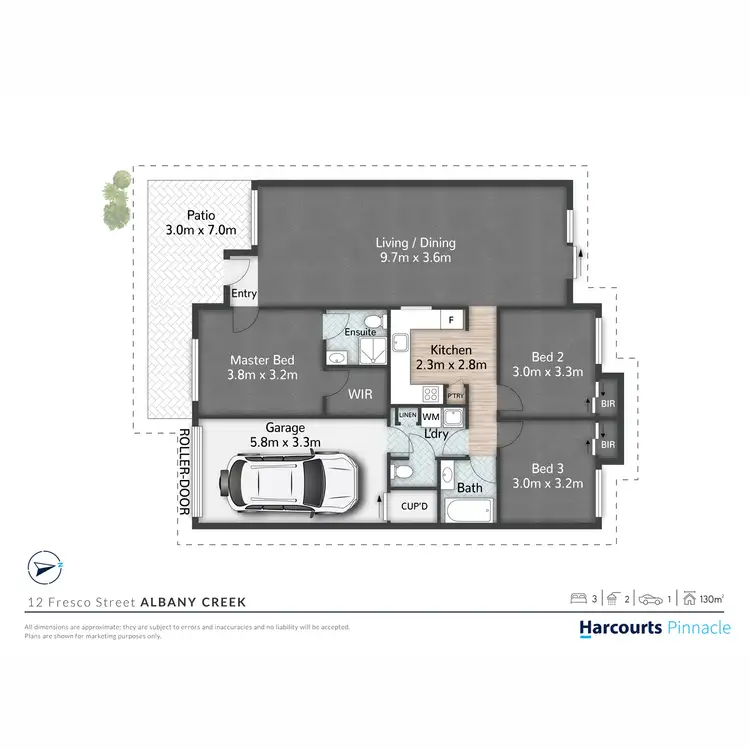 Floorplan of Homely villa listing, 12 Fresco Street, Albany Creek QLD 4035