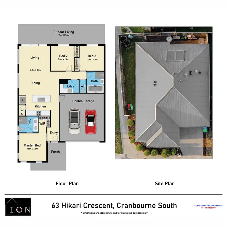 Floorplan of Homely house listing, 63 Hikari Crescent, Cranbourne South VIC 3977