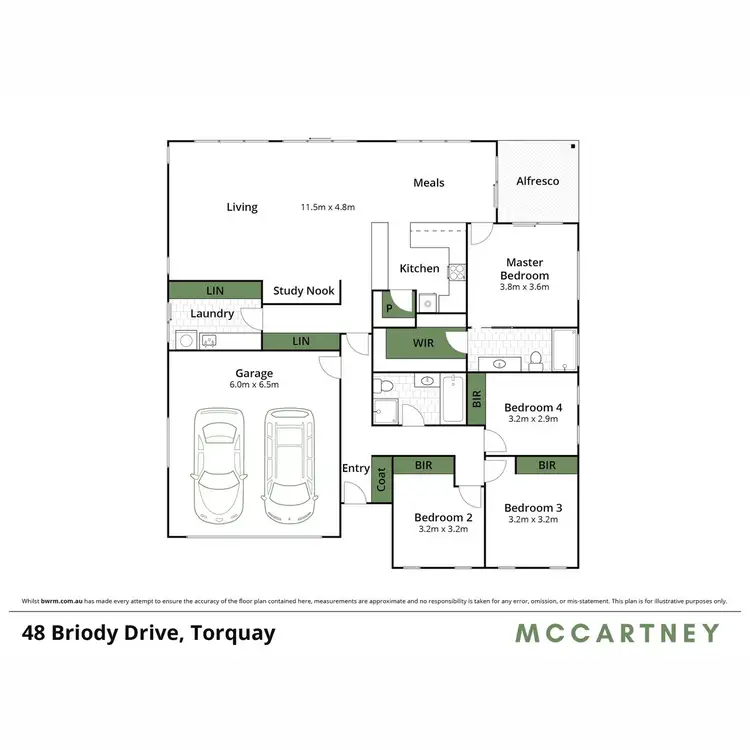 Floorplan of Homely house listing, 48 Briody Drive, Torquay VIC 3228