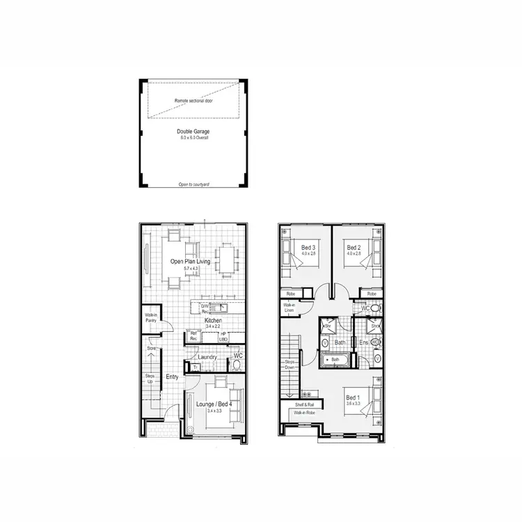 Floorplan of Homely house listing, 8 Amity Lane, Ellenbrook WA 6069