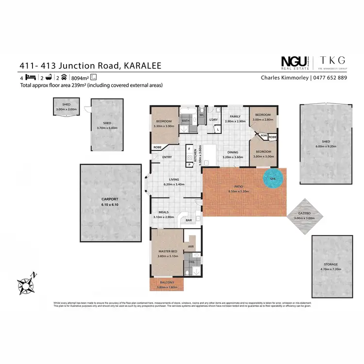 Floorplan of Homely house listing, 411-413 Junction Road, Karalee QLD 4306