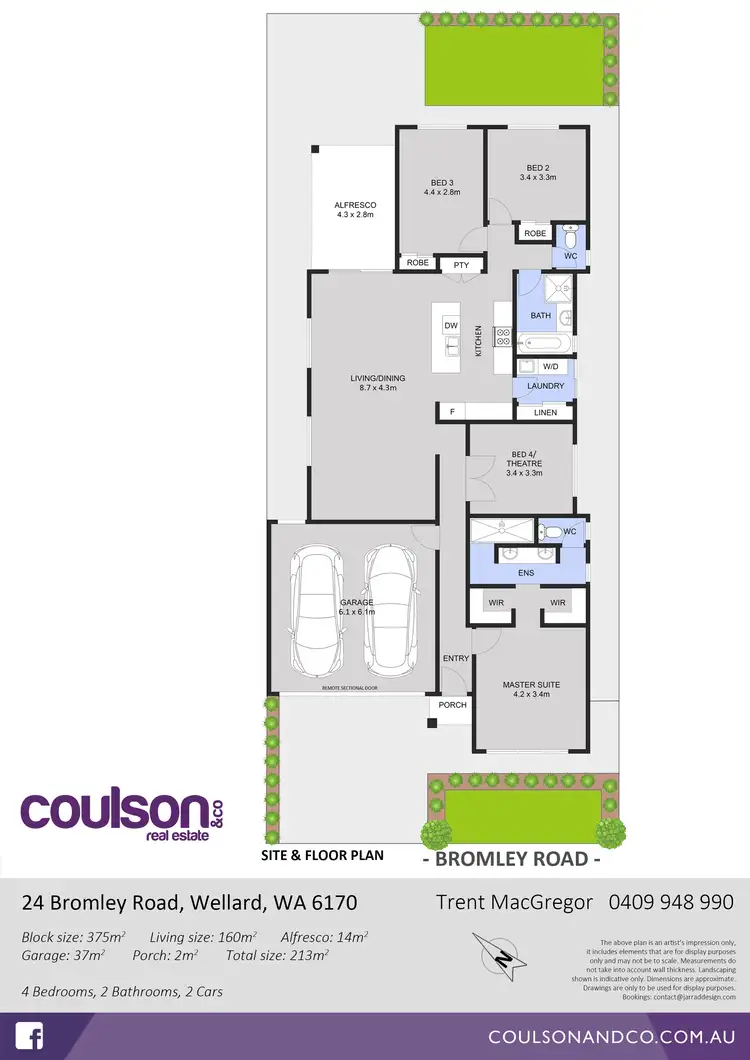 Floorplan of Homely house listing, 24 Bromley Road, Wellard WA 6170