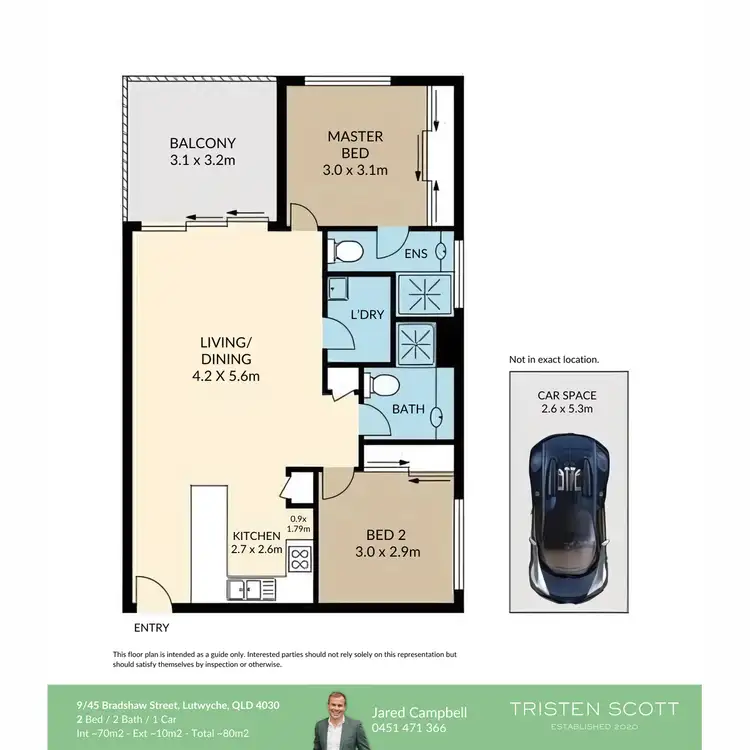 Floorplan of Homely apartment listing, 9/45 Bradshaw Street, Lutwyche QLD 4030