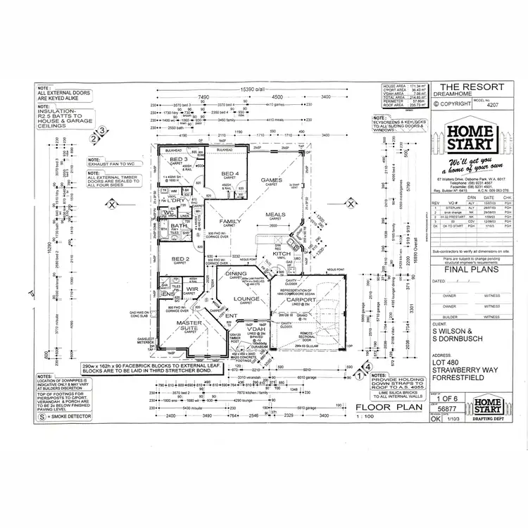 Floorplan of Homely house listing, 12 Strawberry Way, Forrestfield WA 6058