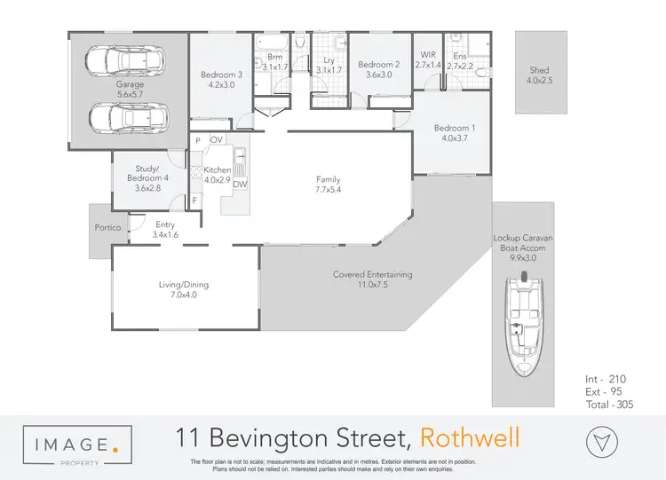 Floorplan of Homely house listing, 11 Bevington Street, Rothwell QLD 4022
