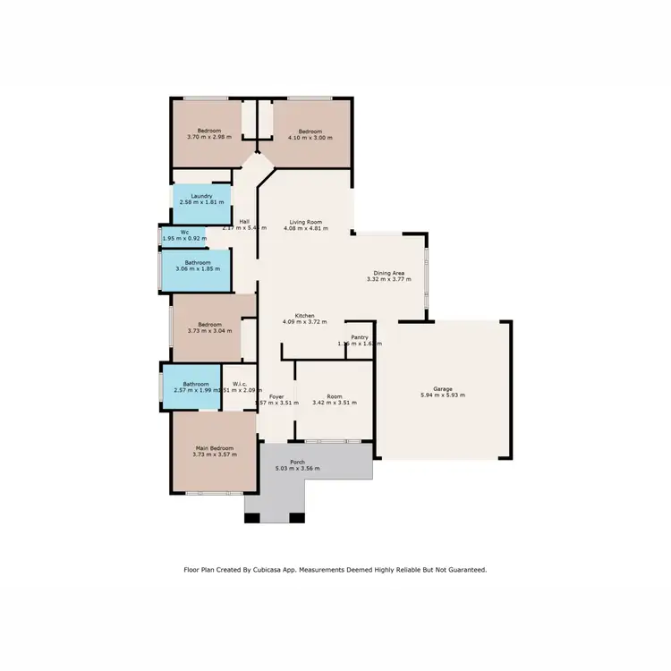 Floorplan of Homely house listing, 16 Parish Avenue, Gunnedah NSW 2380