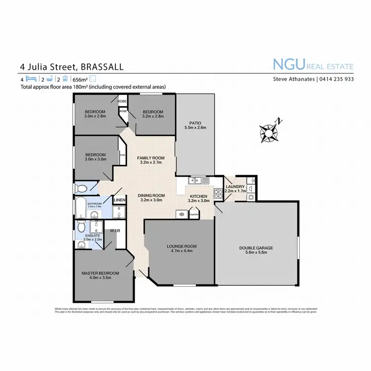 Floorplan of Homely house listing, 4 Julia Street, Brassall QLD 4305