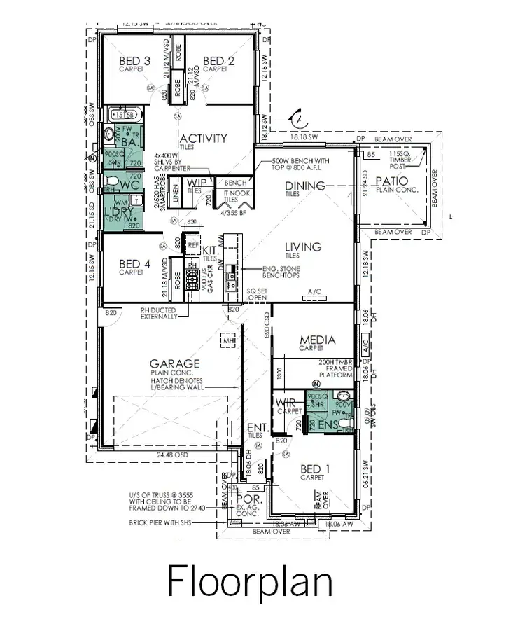 Floorplan of Homely house listing, 40 Stringybark Street, Spring Mountain QLD 4300