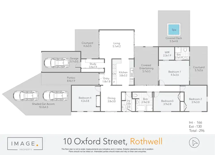 Floorplan of Homely house listing, 10 Oxford Street, Rothwell QLD 4022