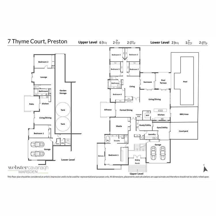 Floorplan of Homely house listing, 7 Thyme Court, Preston QLD 4352