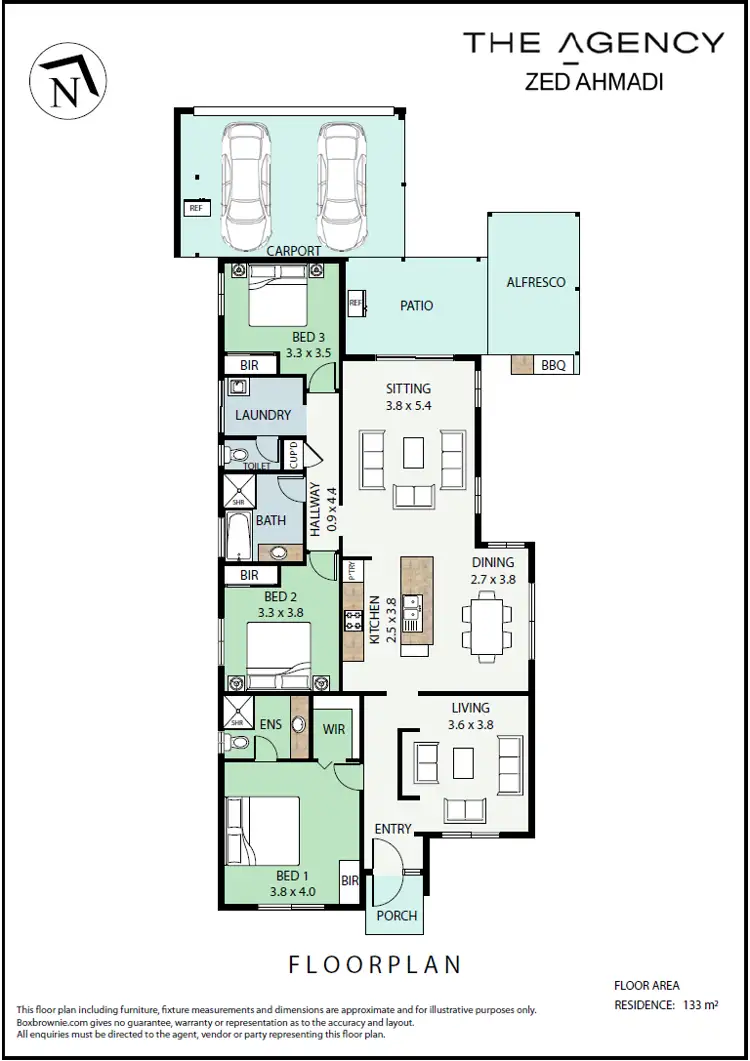 Floorplan of Homely house listing, 33 Langport Way, Butler WA 6036