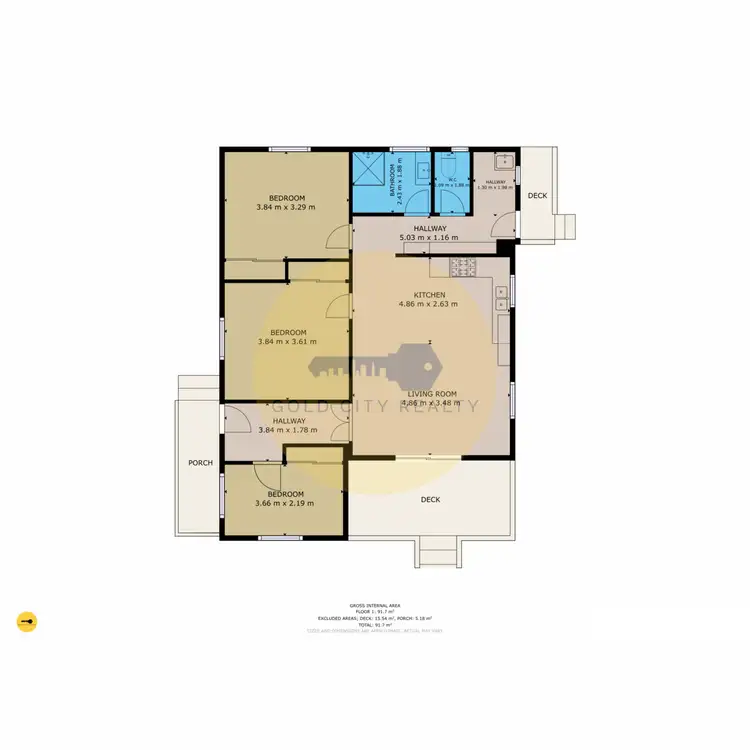 Floorplan of Homely house listing, 3 Felix Street, Richmond Hill QLD 4820