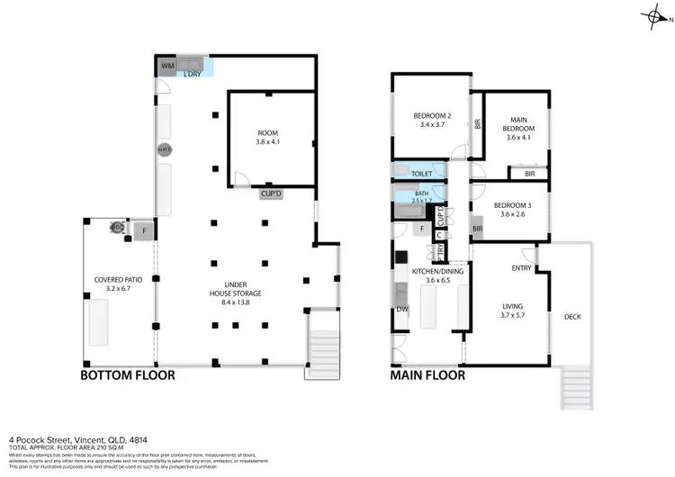 Floorplan of Homely house listing, 4 Pocock Court, Vincent QLD 4814