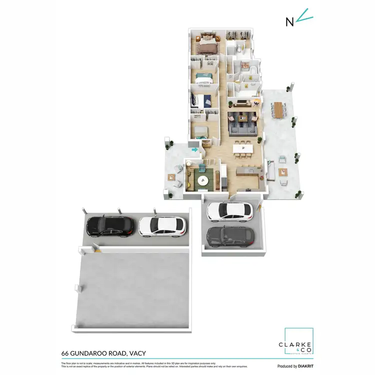 Floorplan of Homely house listing, 66 Gundaroo Road, Vacy NSW 2421