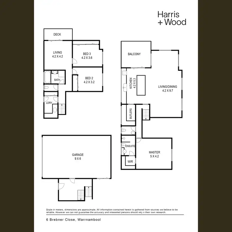 Floorplan of Homely house listing, 6 Brebner Clse, Warrnambool VIC 3280