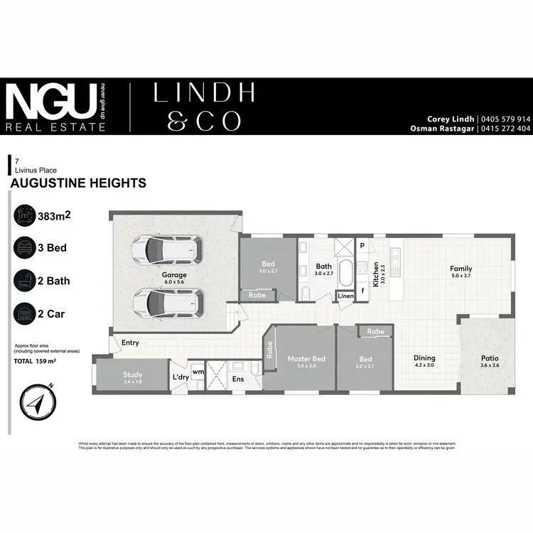 Floorplan of Homely house listing, 7 Livinus Place, Augustine Heights QLD 4300