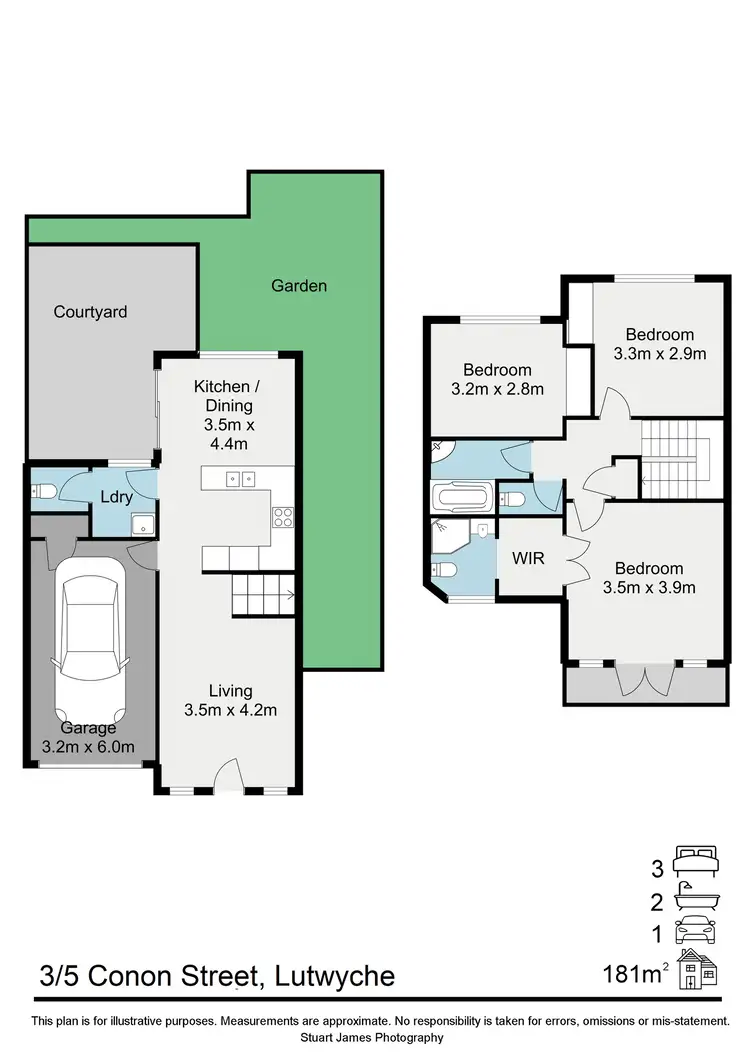 Floorplan of Homely townhouse listing, 5 Conon Street, Lutwyche QLD 4030