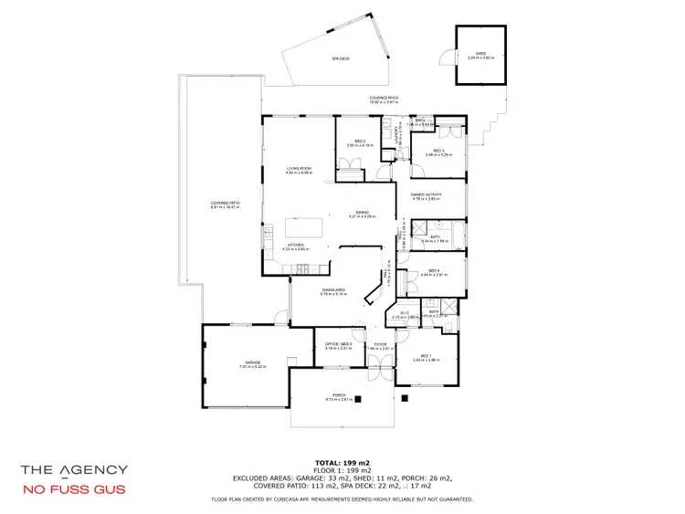 Floorplan of Homely house listing, 23 Rayner Drive, Landsdale WA 6065