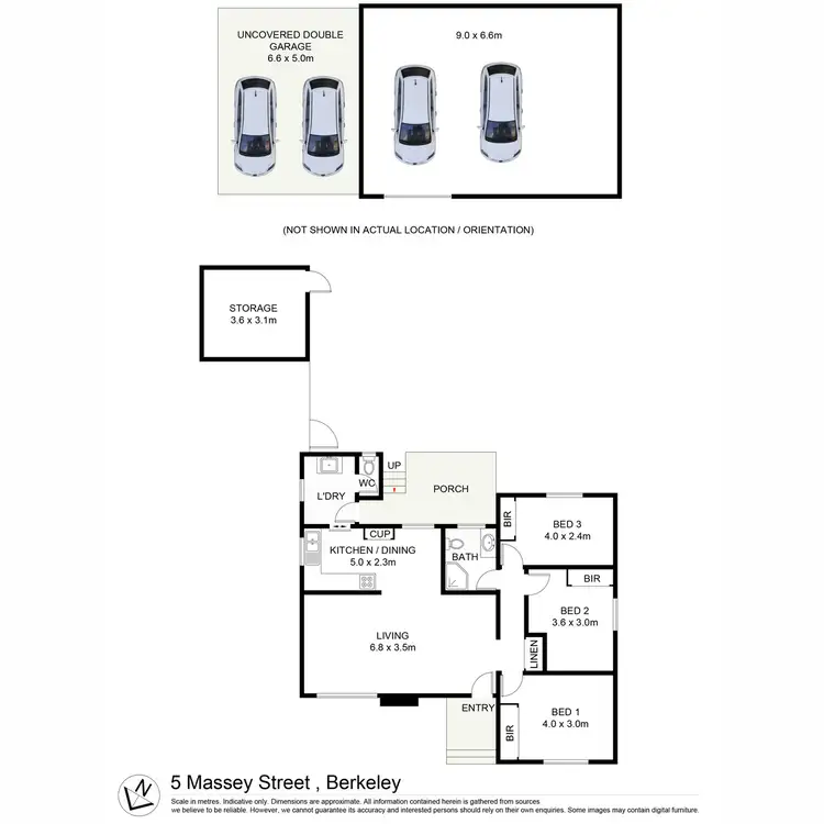 Floorplan of Homely house listing, 5 Massey Street, Berkeley NSW 2506
