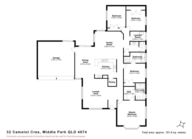 Floorplan of Homely house listing, 32 Camelot Crescent, Middle Park QLD 4074