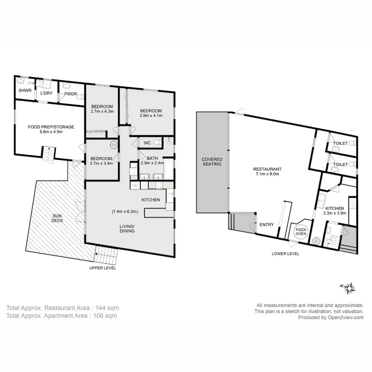 Floorplan of Homely unit listing, 1 Esplanade, Orford TAS 7190