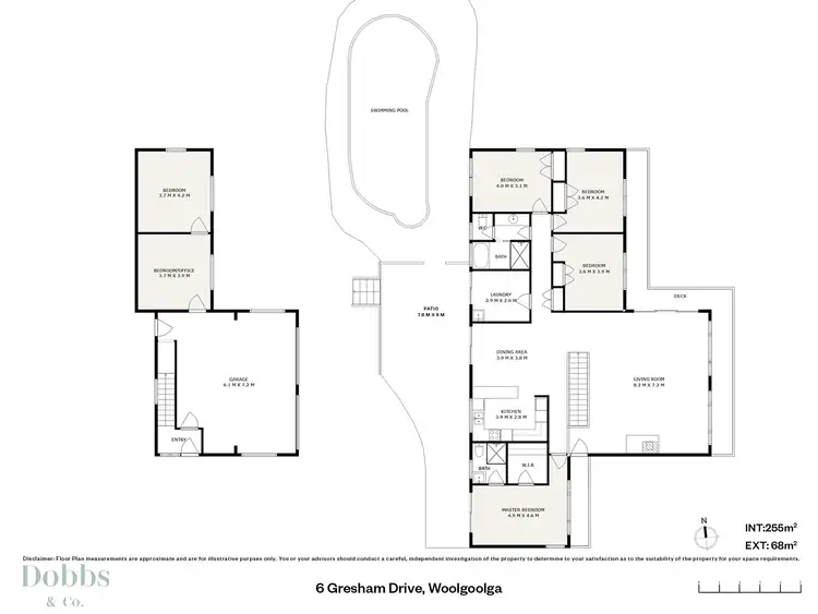Floorplan of Homely house listing, 6 Gresham Drive, Woolgoolga NSW 2456