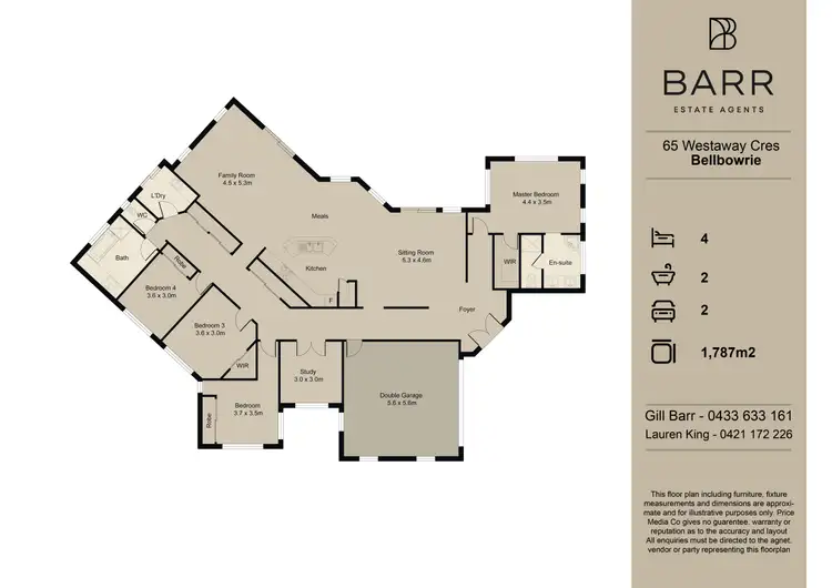 Floorplan of Homely house listing, 65 Westaway Crescent, Bellbowrie QLD 4070