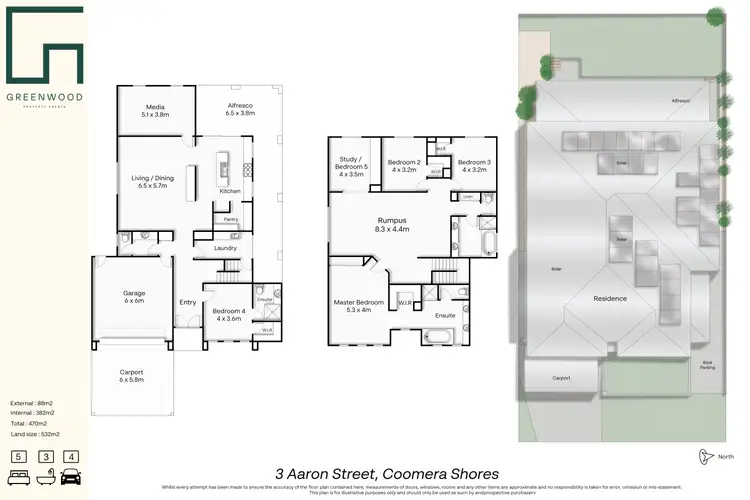 Floorplan of Homely house listing, 3 Aaron Street, Coomera Waters QLD 4209