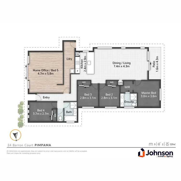 Floorplan of Homely house listing, 24 Barron Court, Pimpama QLD 4209