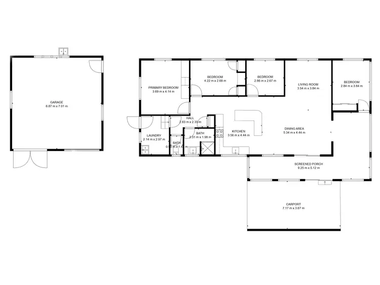 Floorplan of Homely house listing, 10 Child Street, Svensson Heights QLD 4670