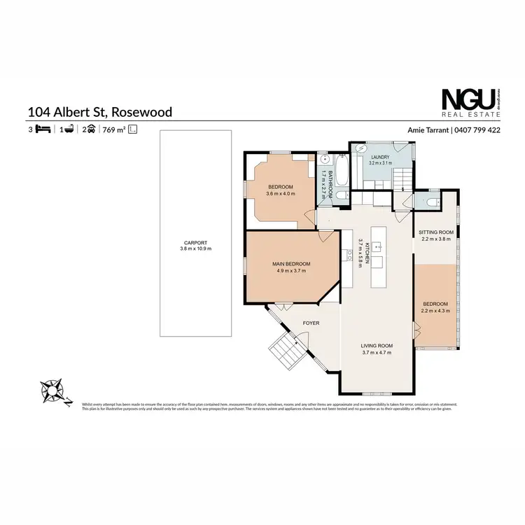 Floorplan of Homely house listing, 104 Albert Street, Rosewood QLD 4340