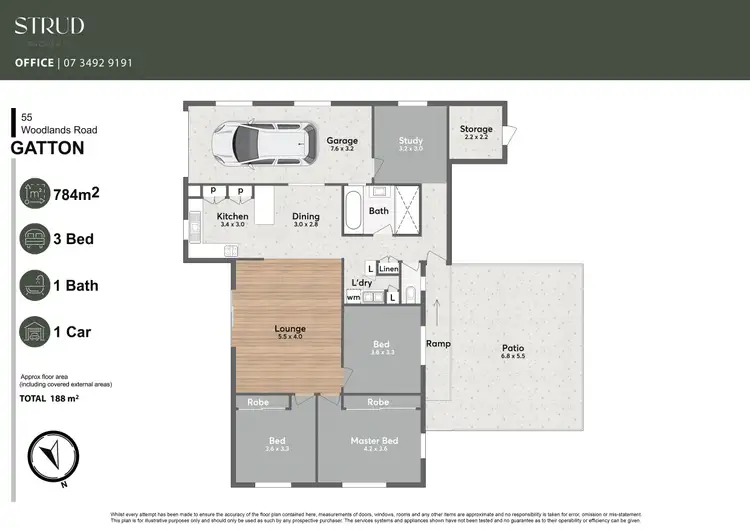 Floorplan of Homely house listing, 55 Woodlands Road, Gatton QLD 4343