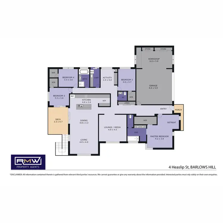 Floorplan of Homely house listing, 6 Heaslip Street, Barlows Hill QLD 4703