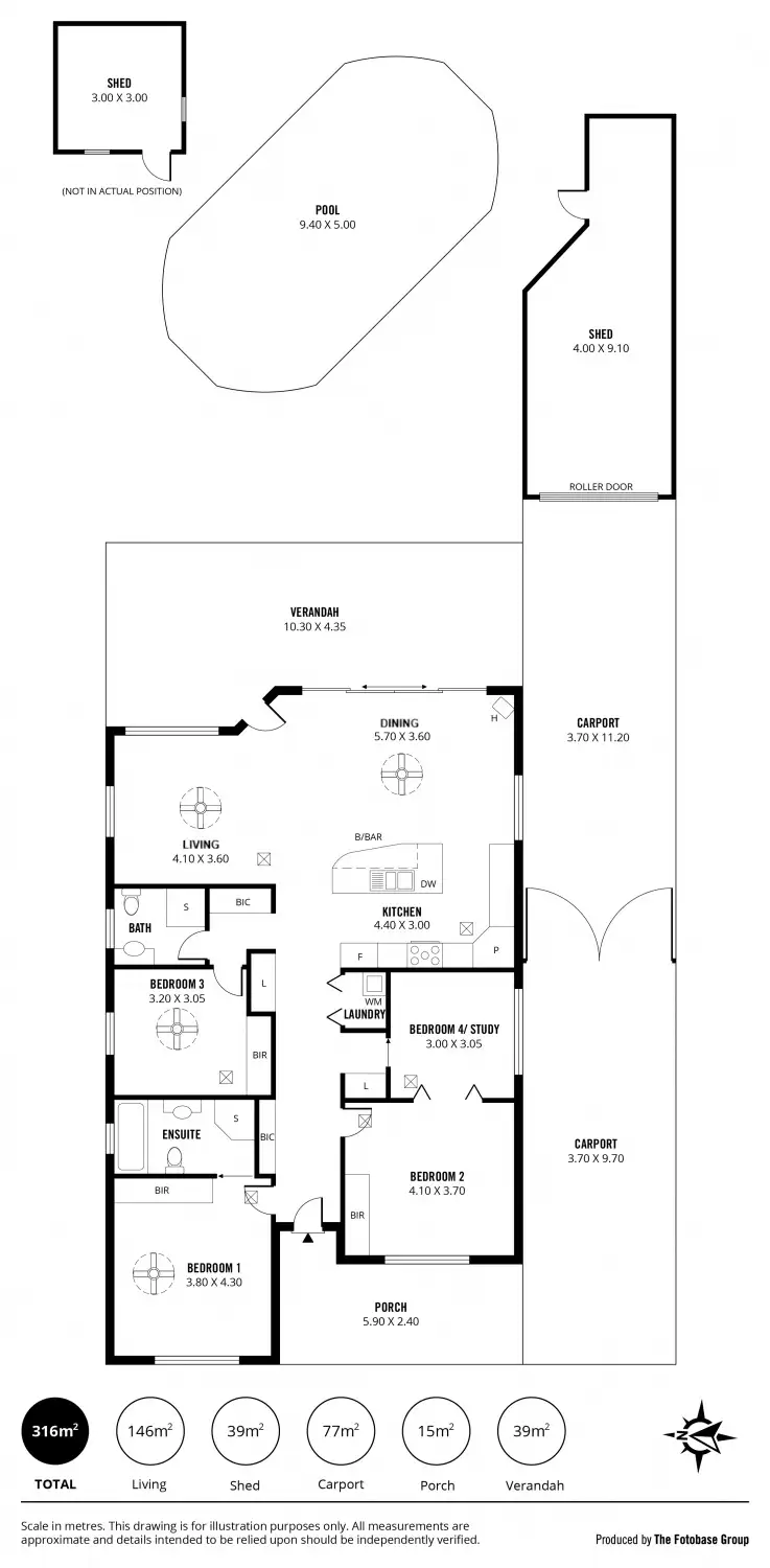 Floorplan of Homely house listing, 39 Gray Street, Plympton SA 5038