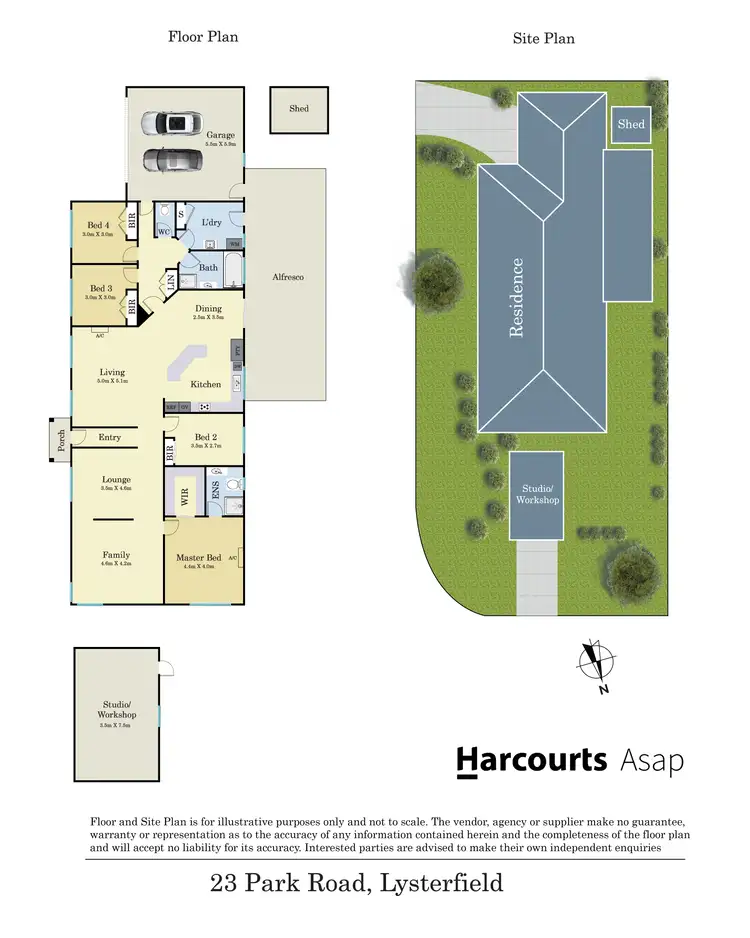 Floorplan of Homely house listing, 23 Park Road, Lysterfield VIC 3156