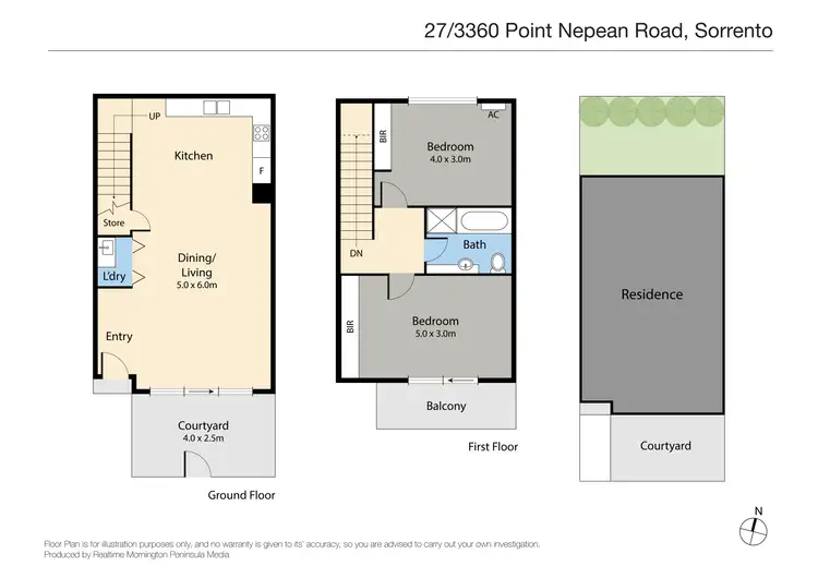 Floorplan of Homely apartment listing, 27/3360 Point Nepean Road, Sorrento VIC 3943