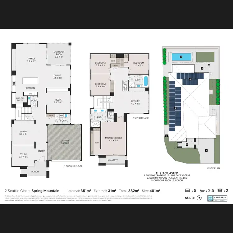 Floorplan of Homely house listing, 2 Seattle Close, Spring Mountain QLD 4300