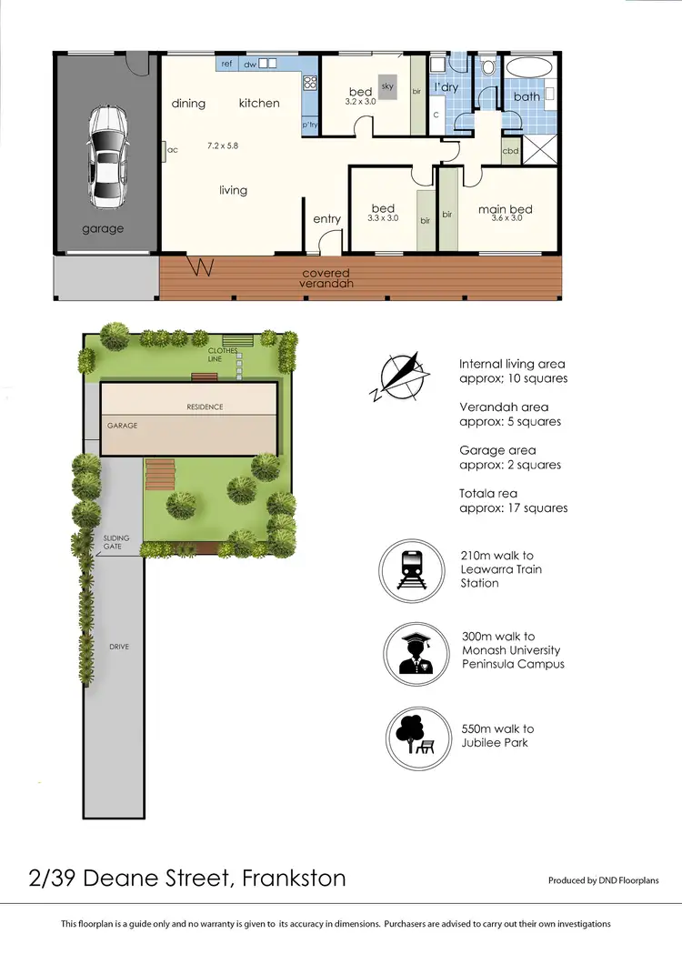Floorplan of Homely house listing, 2/39 Deane Street, Frankston VIC 3199
