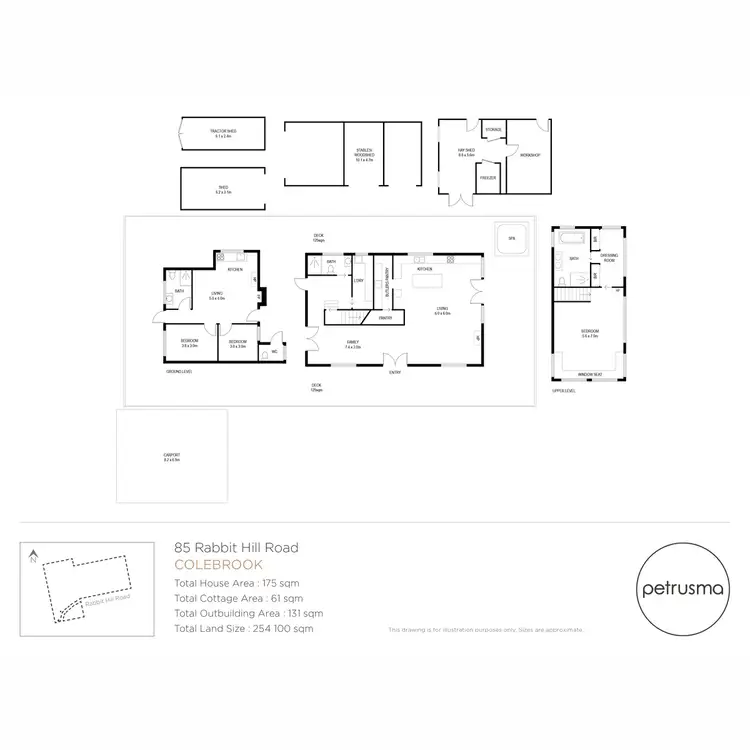 Floorplan of Homely house listing, 85 Rabbit Hill Road, Colebrook TAS 7027