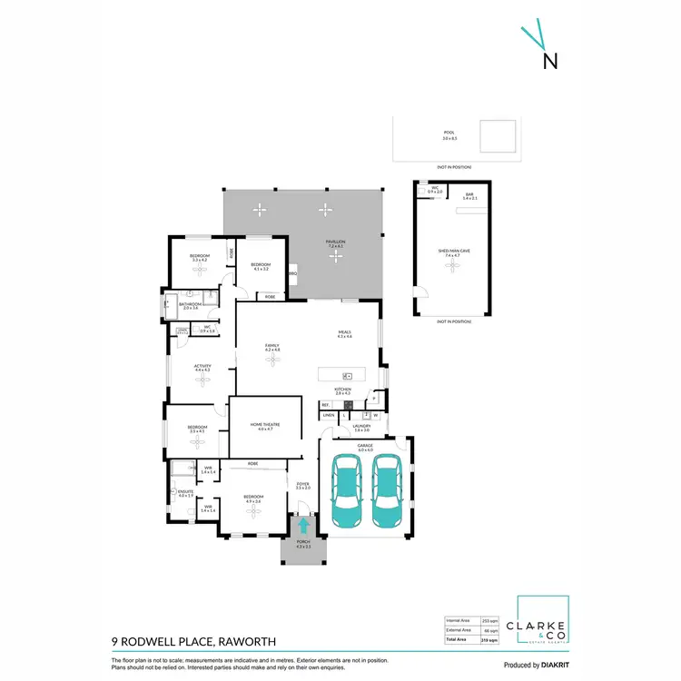Floorplan of Homely house listing, 9 Rodwell Place, Raworth NSW 2321