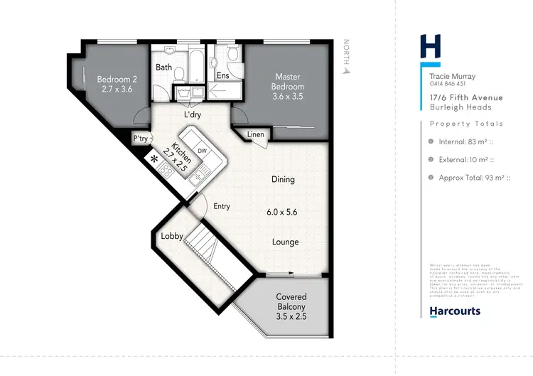 Floorplan of Homely apartment listing, 17/6 Fifth Avenue, Burleigh Heads QLD 4220