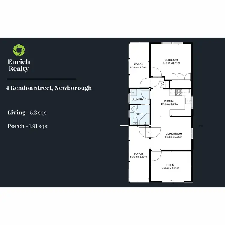 Floorplan of Homely house listing, 4 Kendon Street, Newborough VIC 3825
