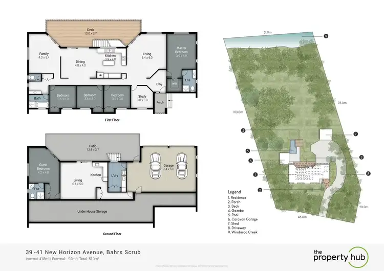 Floorplan of Homely house listing, 39-41 New Horizon Avenue, Bahrs Scrub QLD 4207