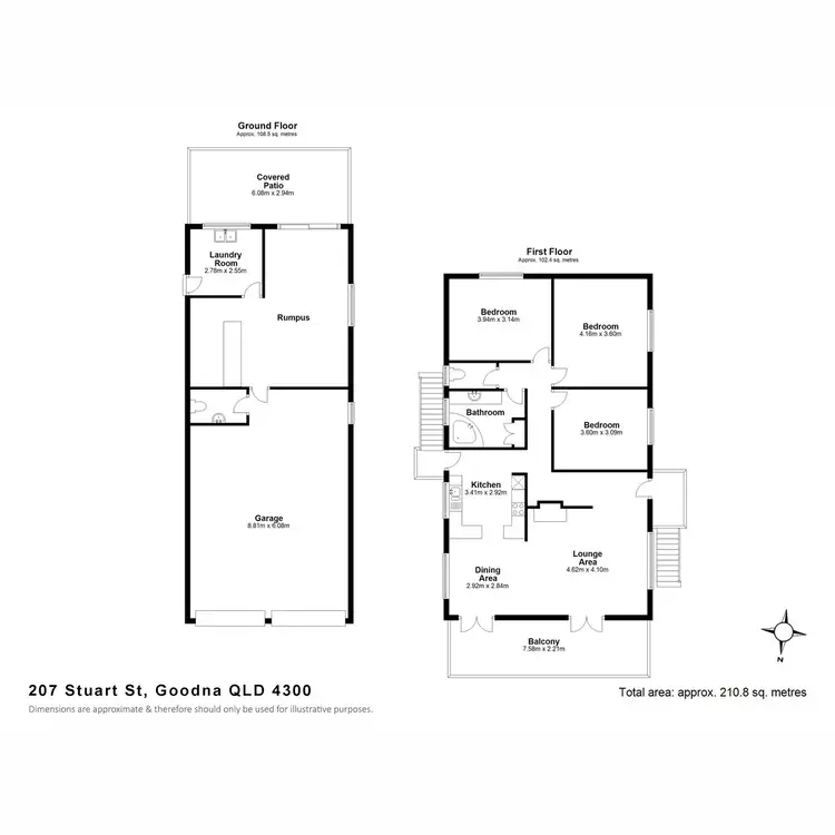 Floorplan of Homely house listing, 207 Stuart Street, Goodna QLD 4300