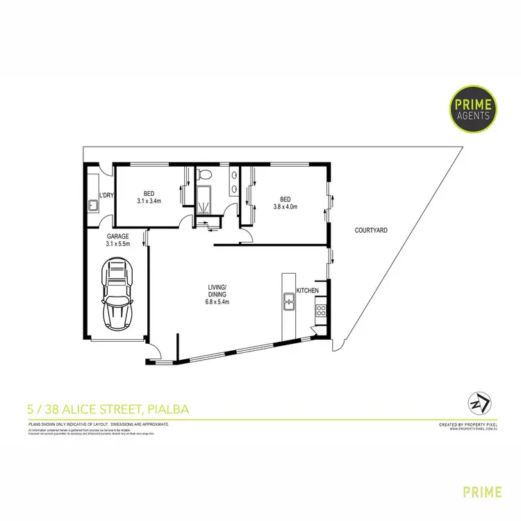 Floorplan of Homely unit listing, 5/38 Alice Street, Pialba QLD 4655