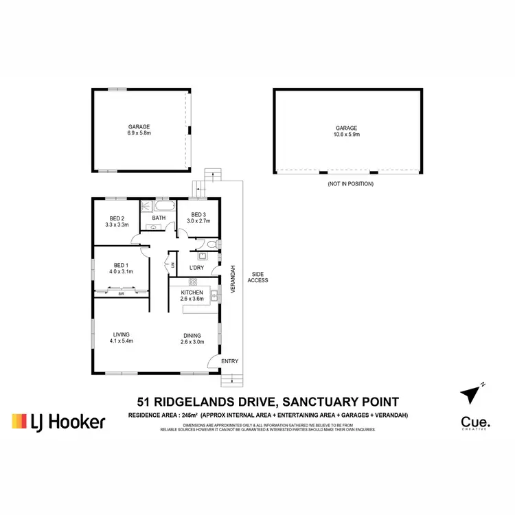 Floorplan of Homely house listing, 51 Ridgelands Drive, Sanctuary Point NSW 2540