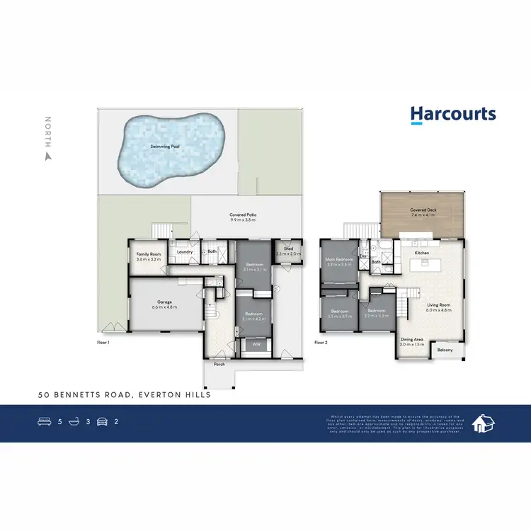 Floorplan of Homely house listing, 50 Bennetts Road, Everton Hills QLD 4053